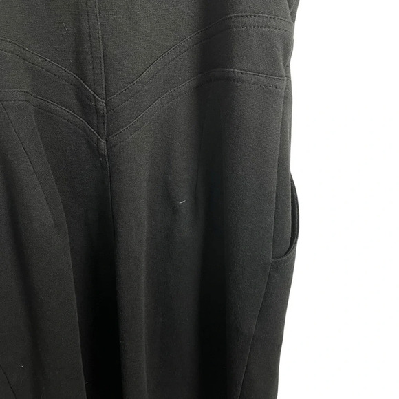 Aryn K Bodycon Corset Sleeveless Zipper Mini Dress in Black Size M - Picture 11 of 11